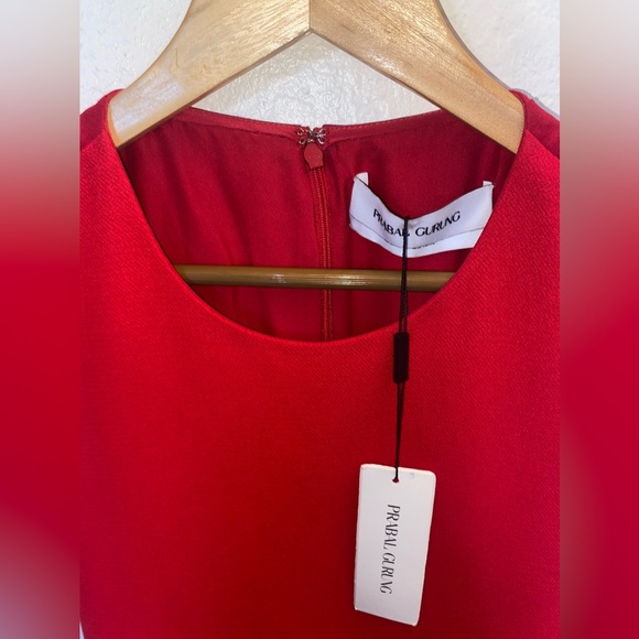 NWT✨Prabal Gurung Red Cocktail Dress - Picture 2 of 12